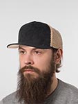 Бейсболка DJINNS арт. HFT Casual Cord and Mesh (черный)